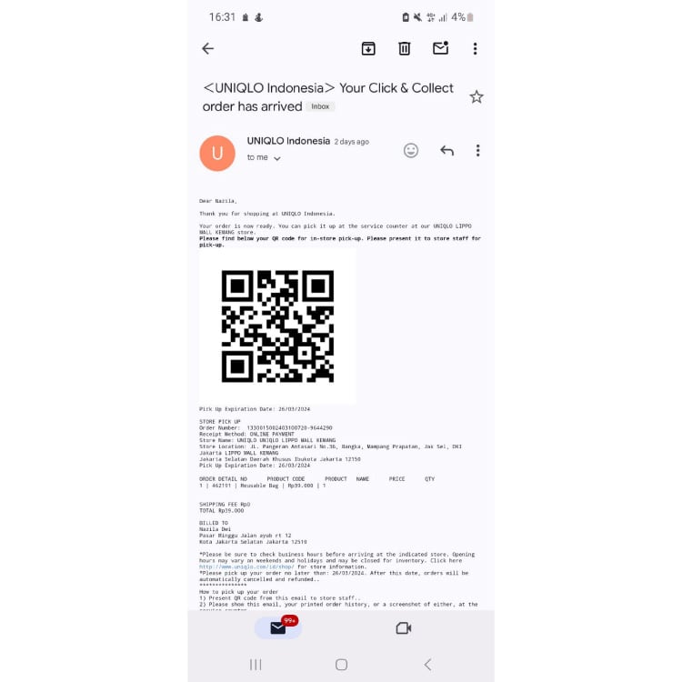 Step 4: Check for Email Notification