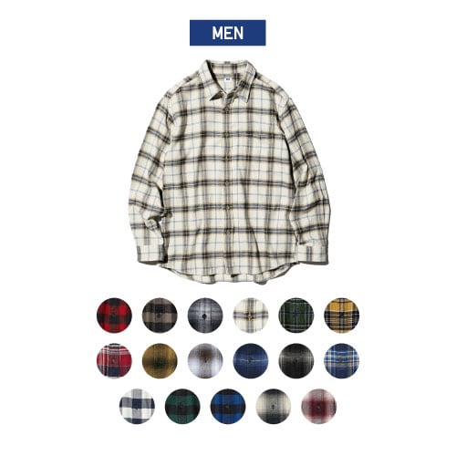 Kemeja Flannel Lengan Panjang