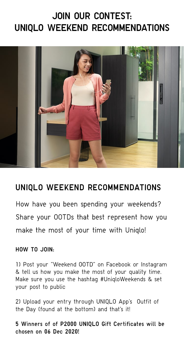 UNIQLO Philippines on X: Enjoy daily wear to errands while