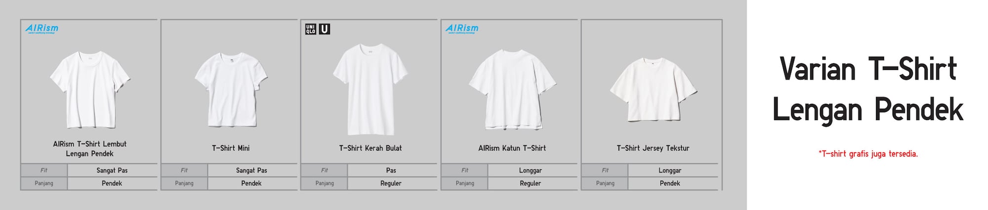 Varian T-Shirt Lengan Pendek