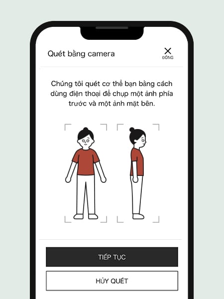 Follow the instructions to take photos