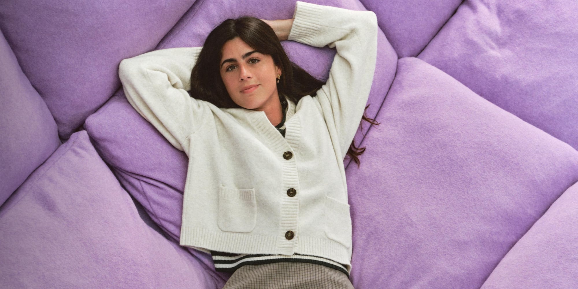 An airy no-itch knit that's extra soft to the touch.