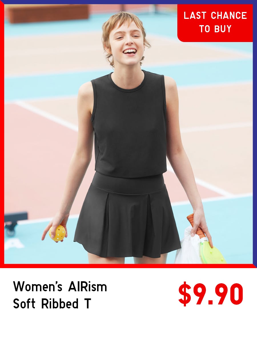 W AIRism Soft Ribbed T