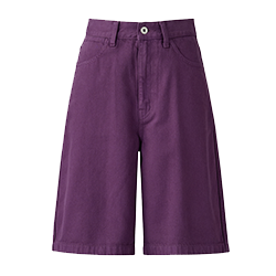 Purple Half Shorts
