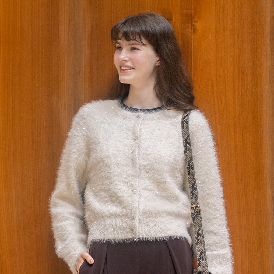 シャイニークルーネックカーディガン02