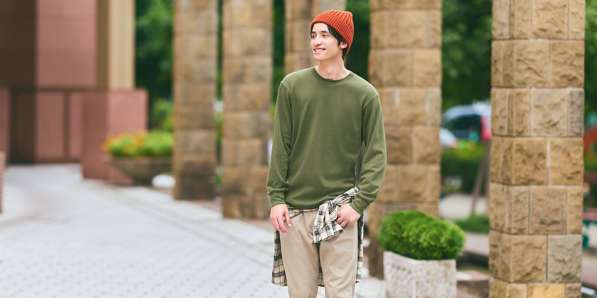 AIRism Cotton Long Sleeve T-Shirt