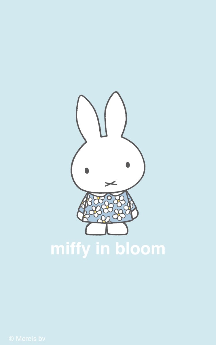 iffy in bloom illustrated character wearing floral dress