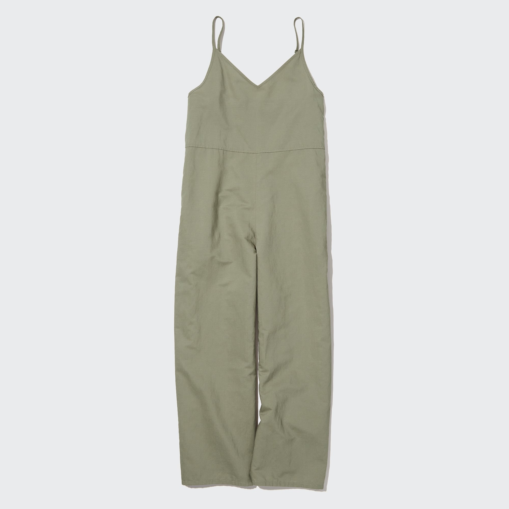 Linen Blend Camisole Jumpsuit