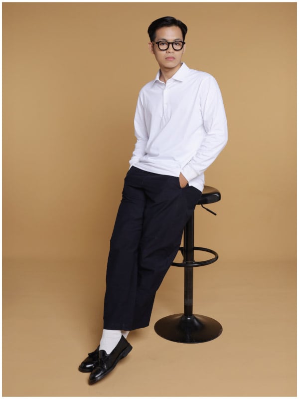 AIRism Cotton UV Protection Polo Shirt Long Sleeve Size L