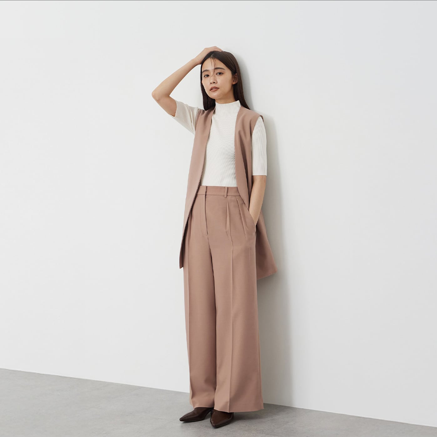 【美品】PLST ワイドパンツ　スーツ PLST(プラステ)公式 | ワイドパンツ(レディース)