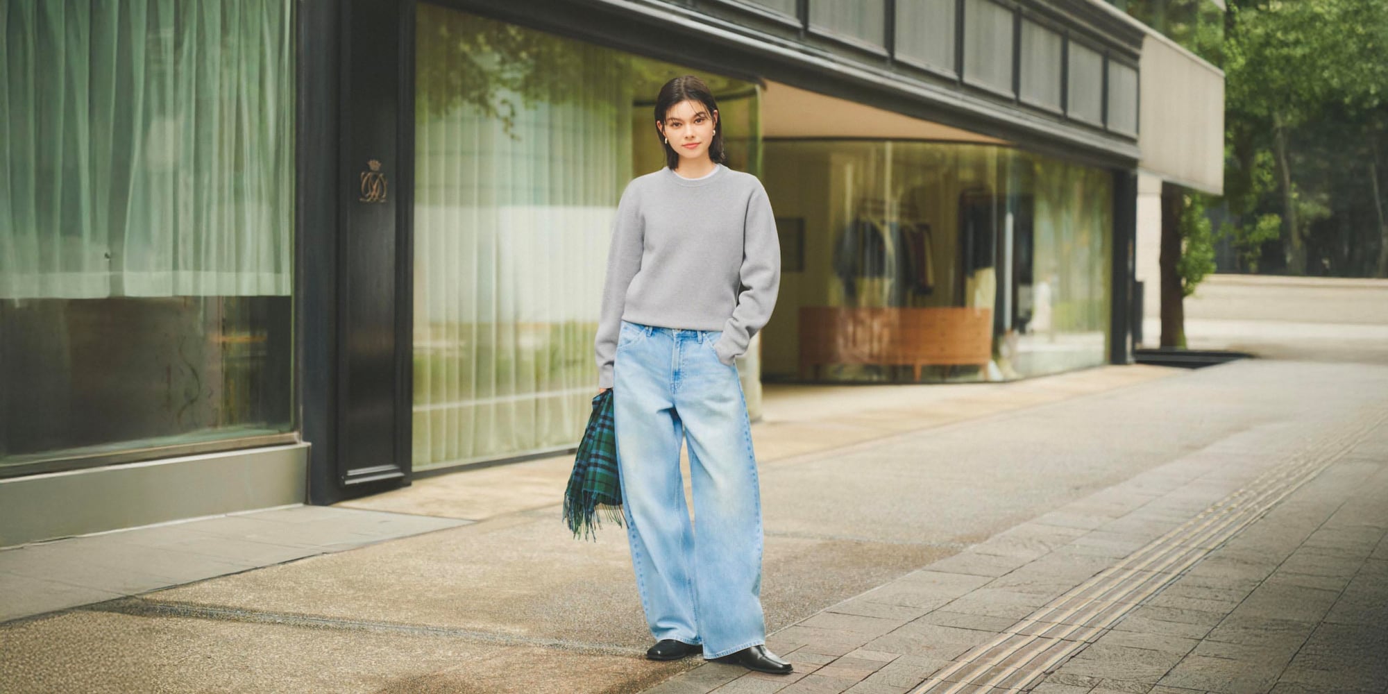 LO - W's Baggy curve jeans