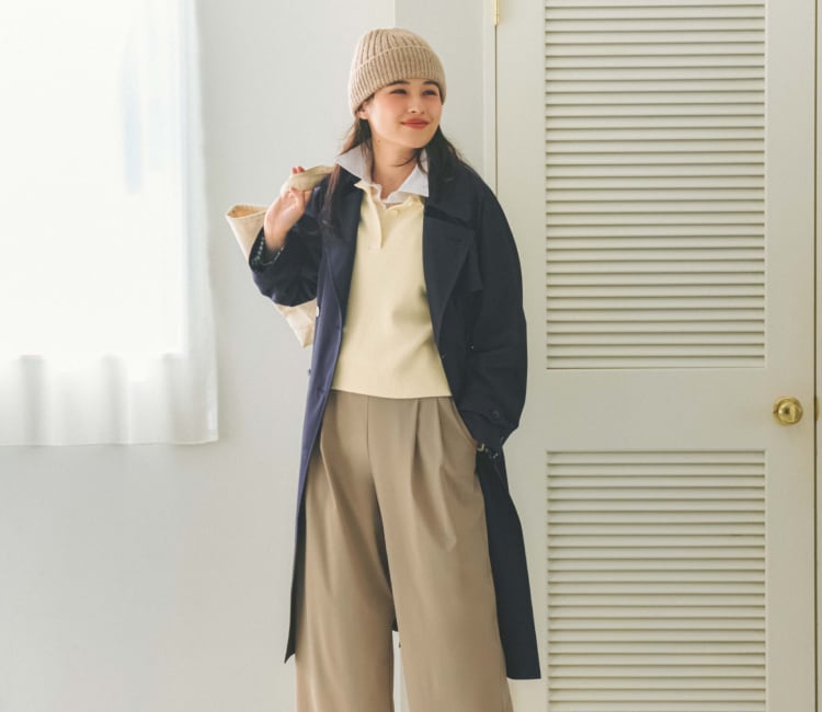 冬の寒さもこれ一枚 モデル画像