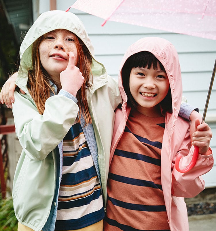 Uniqlo kids 2024 rain jacket