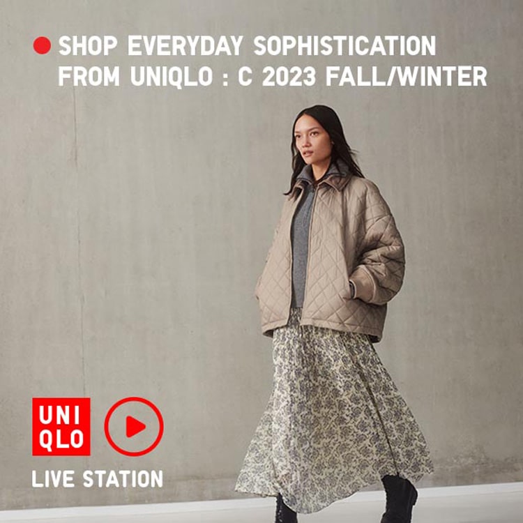 Watch Live Station Vol. 54: Shop Everyday Sophistication from UNIQLO : C 2023 Fall/Winter