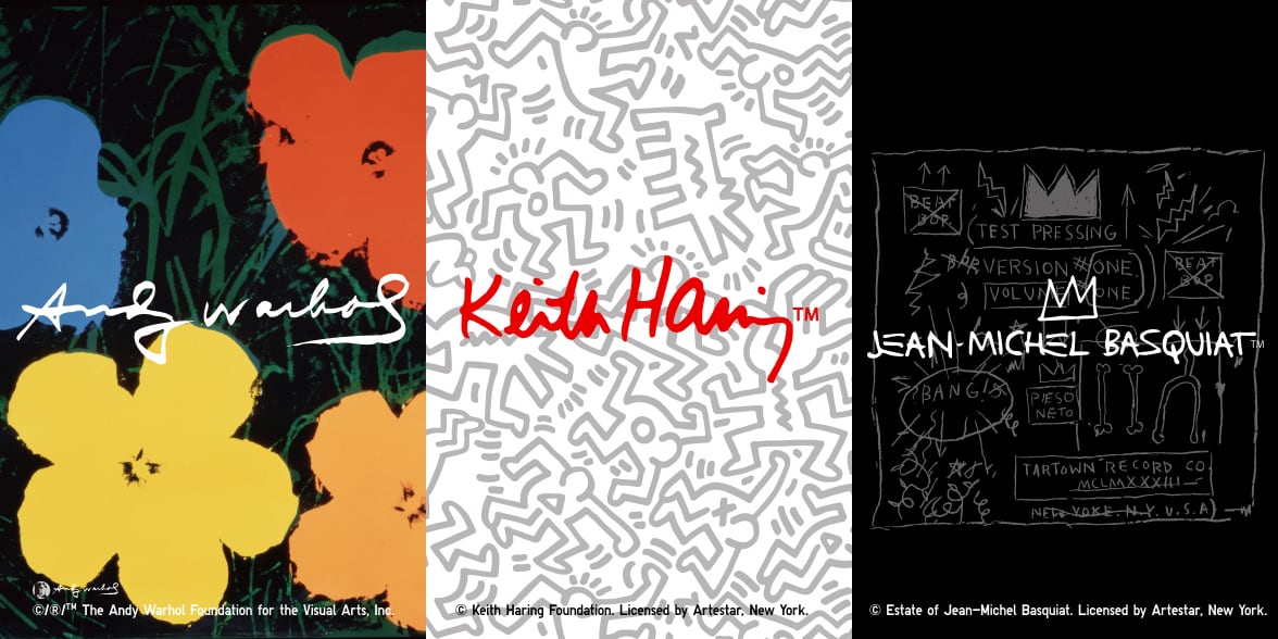 UT ARCHIVE Andy Warhol / Keith Haring / Jean-Michel Basquiat
