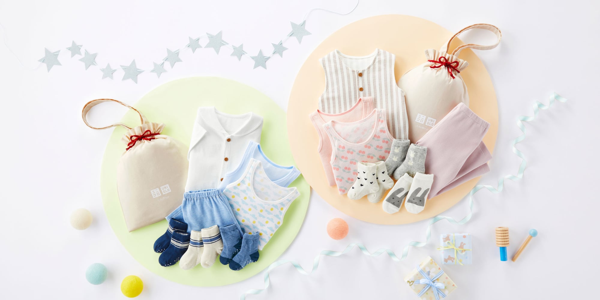 ユニクロの出産準備・出産祝い商品一覧ページはこちらから。