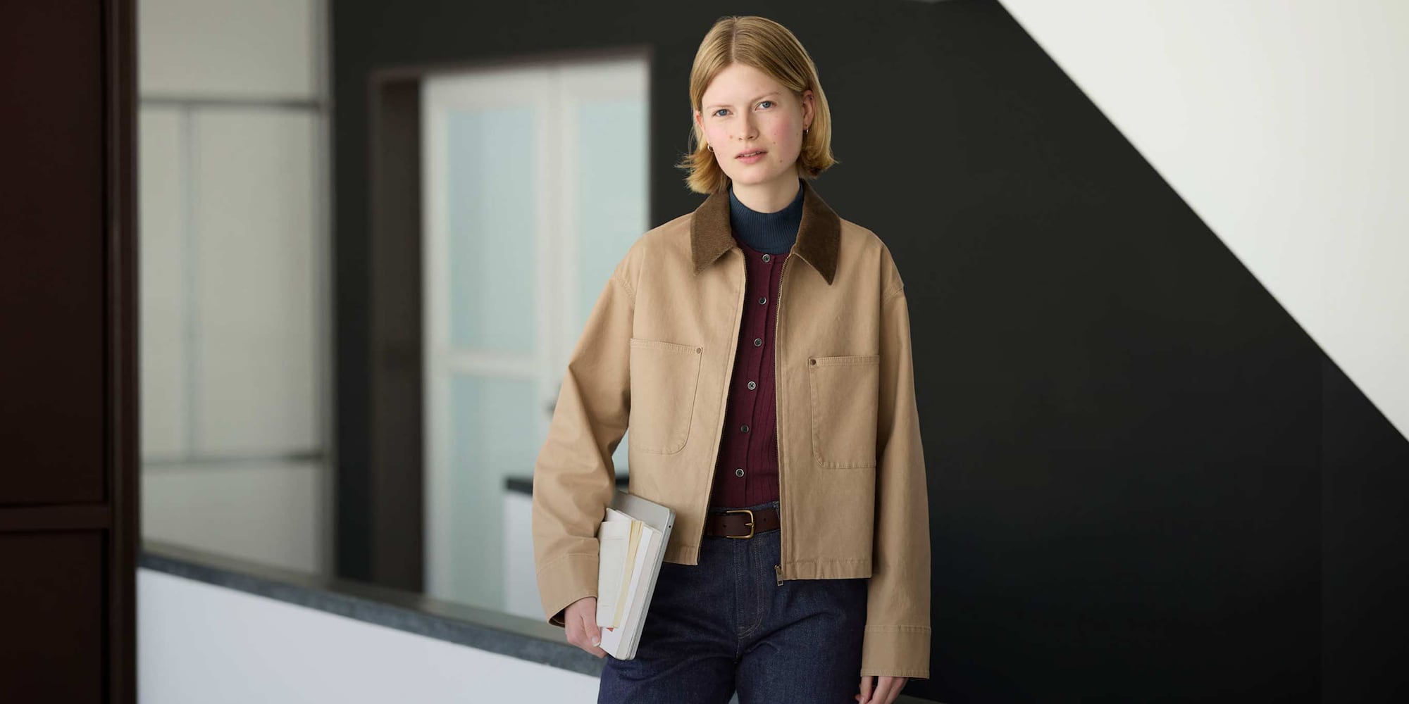 zip-up jacket