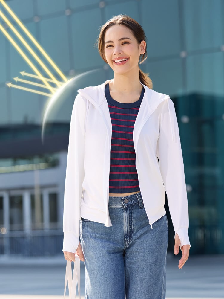 AIRism UV Protection Mesh Hoodie