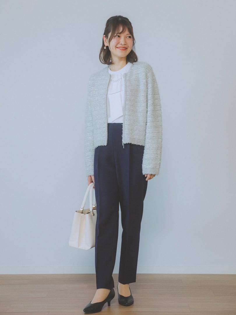 mimi様　プラステ　ノーカラー　セットアップ　グレー　M　入学式　ビジネス mimi様 プラステ ノーカラー セットアップ グレー M 入学式 ビジネス