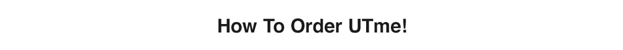 HOW TO ORDER