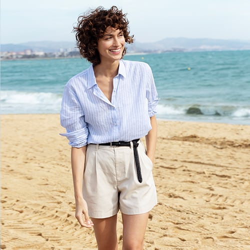 Linen Cotton Shorts