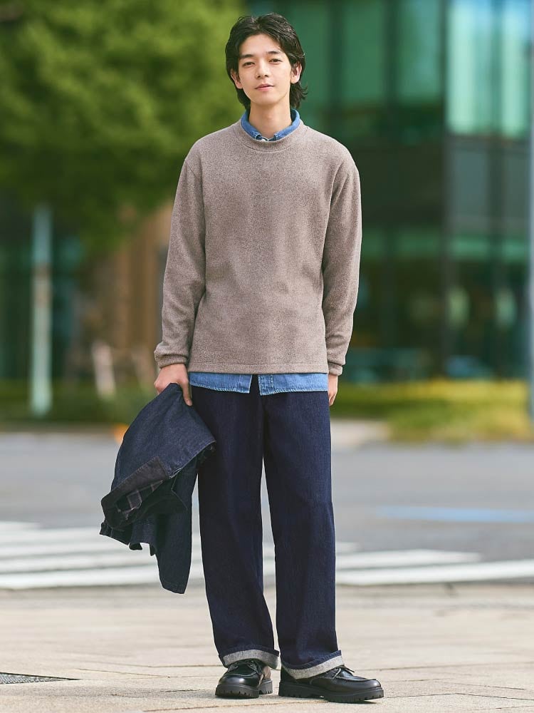 ちょっとしたお出かけにおすすめ_ジップアップショートブルゾン/デニムサムネイル02