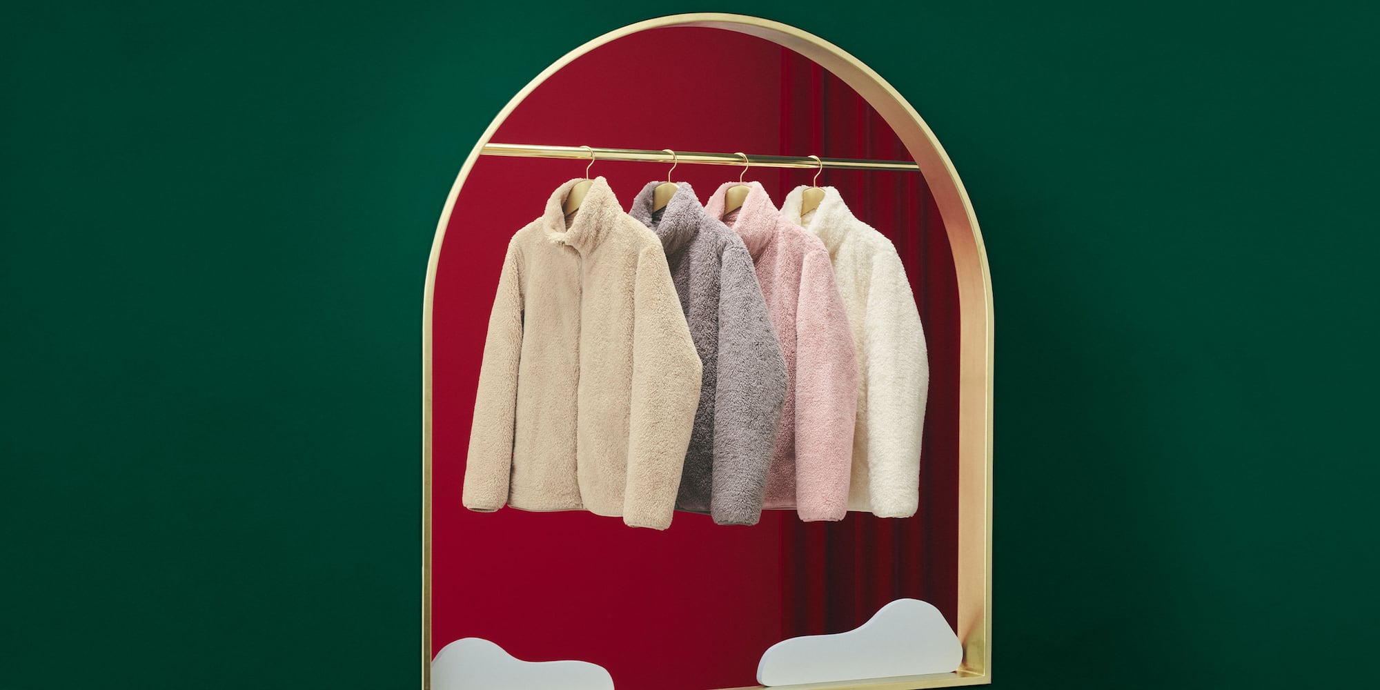 Long-pile fleece offers extra cozy 
warmth in a wide range of colours.