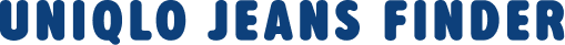 UNIQLO Jeans Finder