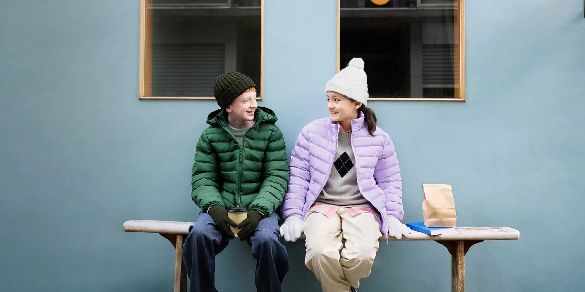 유니클로 키즈 퍼프테크 파카 경량파카 경량패딩 이너아우터    