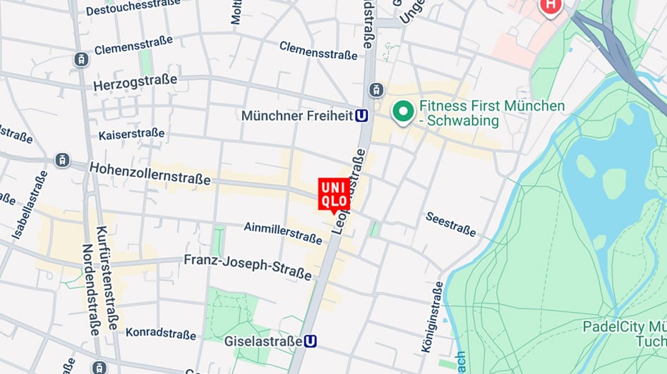 leopoldstrasse store map