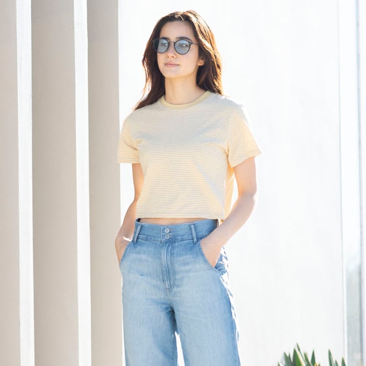 Uniqlo cropped on sale