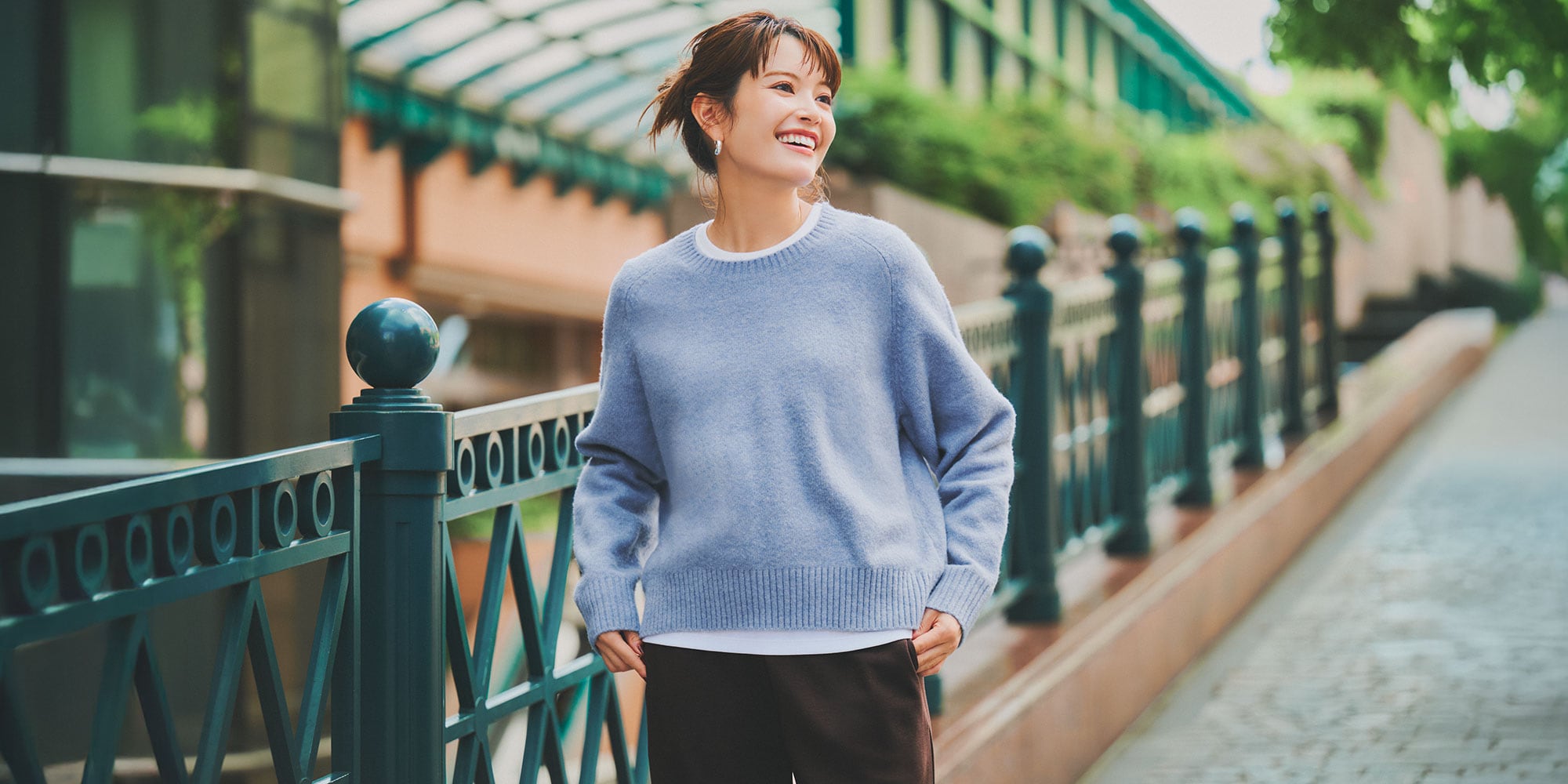 Souffle Yarn Crew Neck Sweater