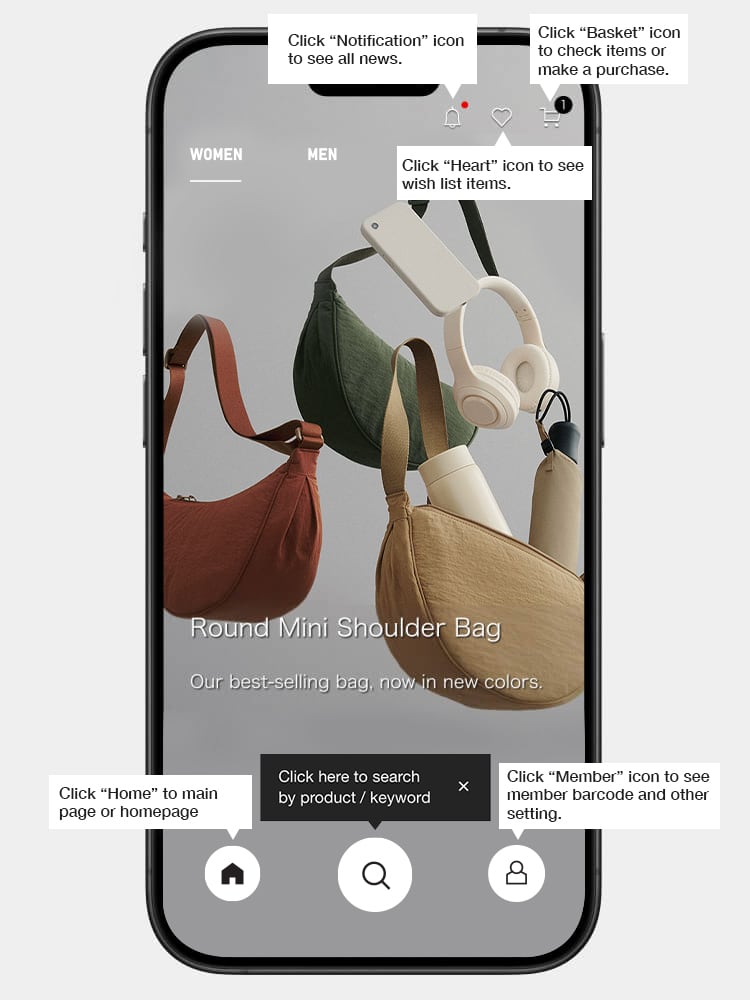 To display the product categories.