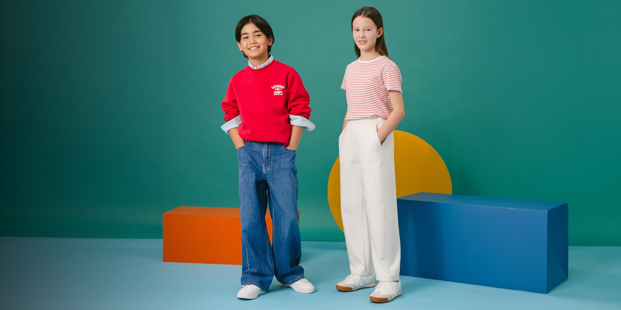 Des pantalons confortables, 
approuvés par les enfants.
