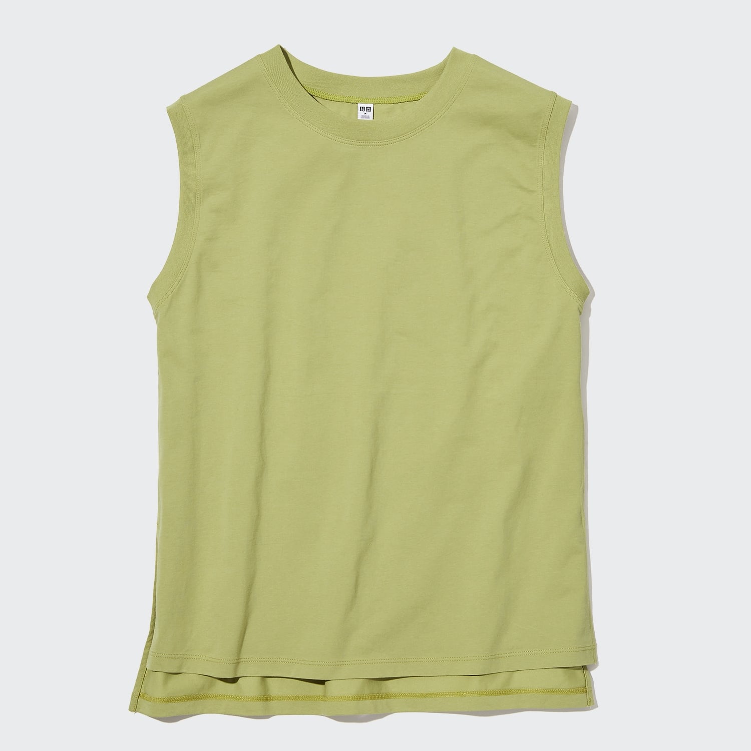 AIRism Cotton Crew Neck Sleeveless T-Shirt