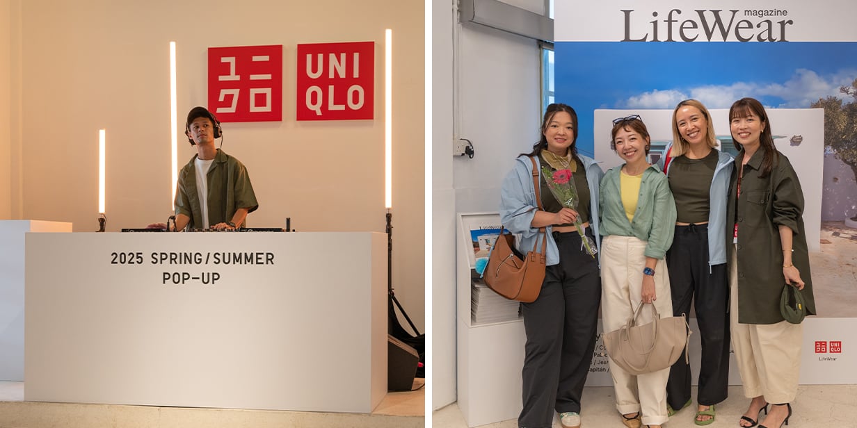 UNIQLO SINGAPORE 2025 SPRING/SUMMER LIFEWEAR COLLECTION POP UP POST EVENT COVEAGE
