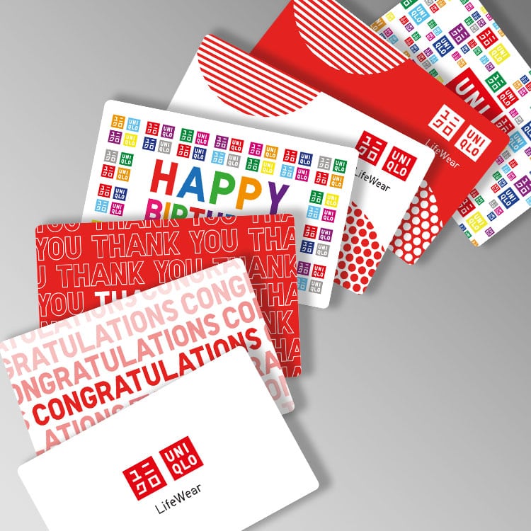 UNIQLO US Gift Cards | Holidays, Birthdays, & More | UNIQLO US