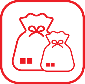 Gifts that the recipient can choose.