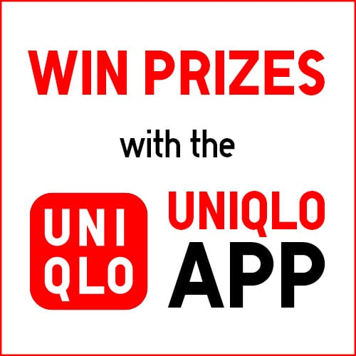 Win prizes with the UNIQLO app