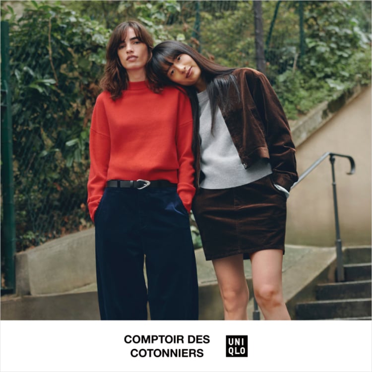 UNIQLO and COMPTOIR DES COTONNIERS
