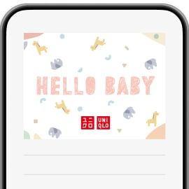 HELLO BABY 出産祝いにおすすめ!