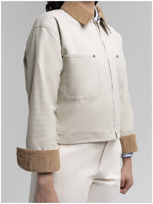 Jaket Pendek Ritsleting Size M