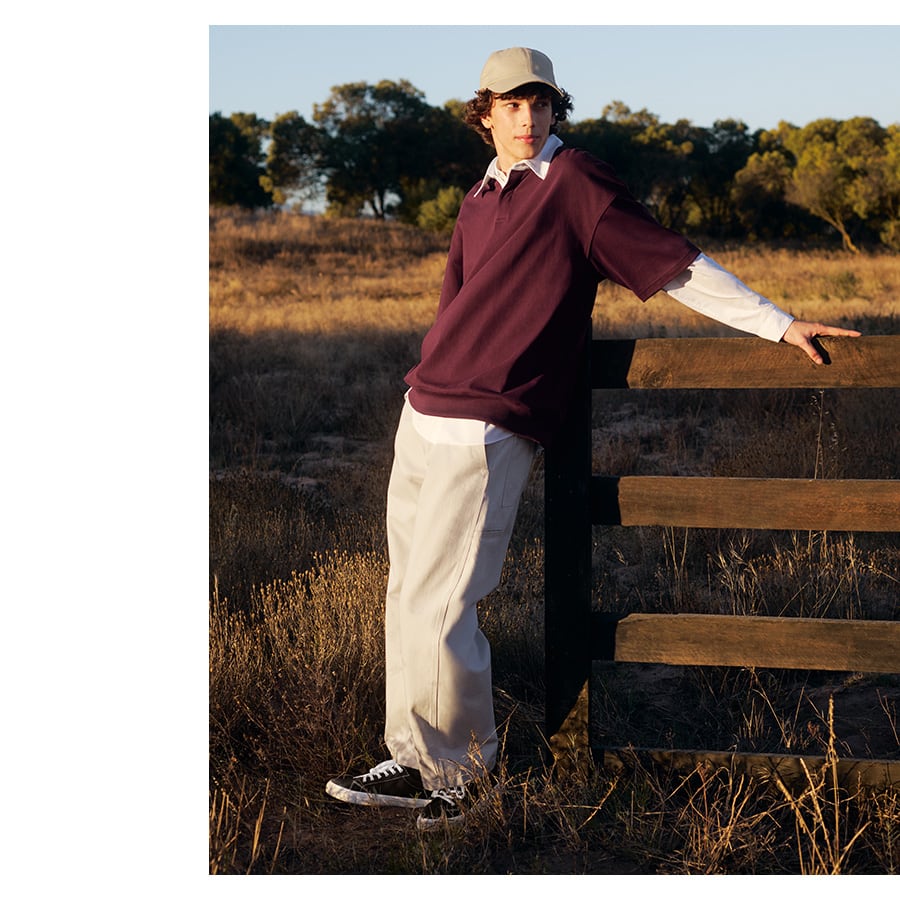 Barrel Leg Work Pants 02