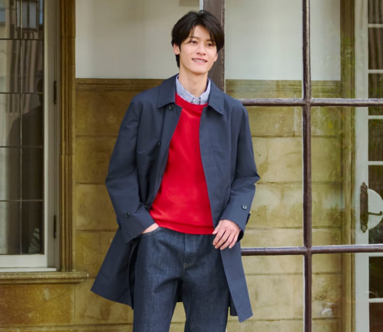 冬の寒さもこれ一枚 モデル画像