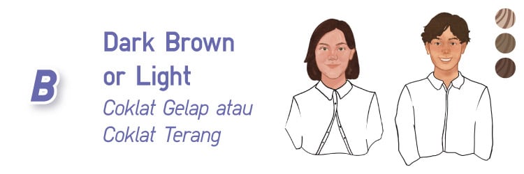 Coklat Gelap atau Coklat Terang