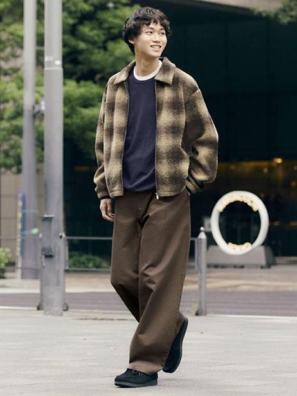 Jaket Parka Reversibel Pria