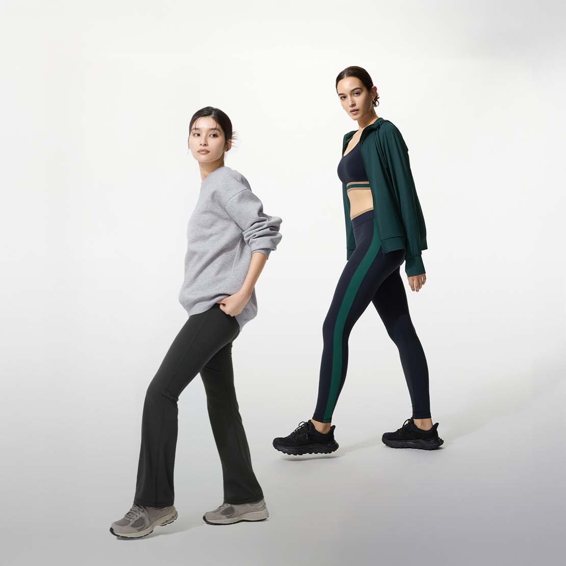two models wearing Ultra Stretch Leggings