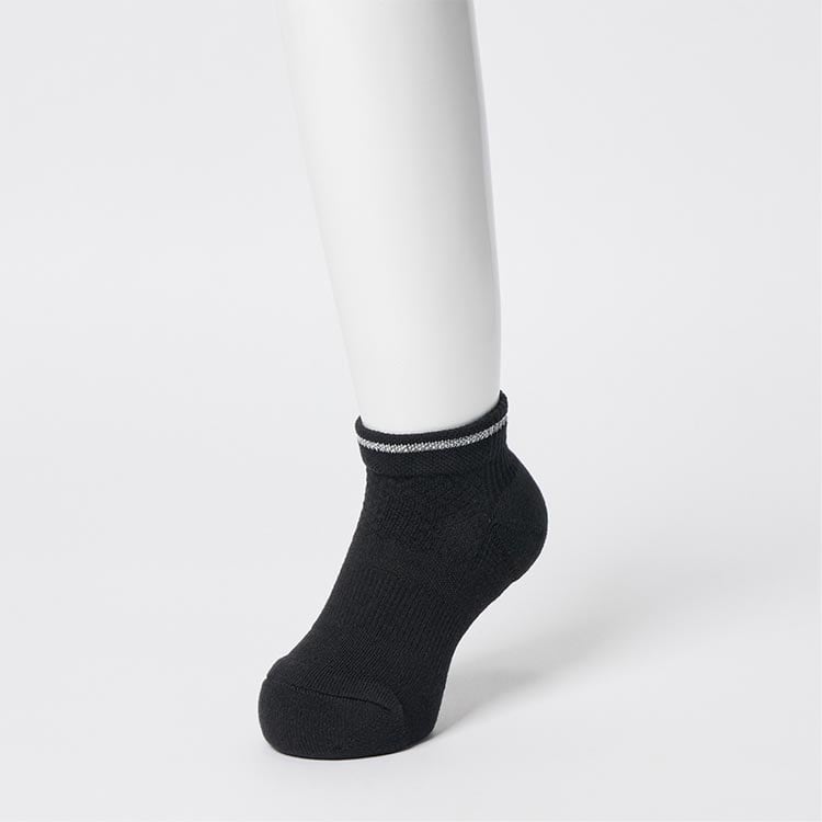 Reflective stripes at the ankle