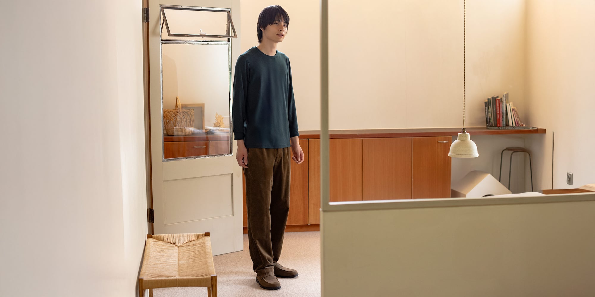 Corduroy Easy Ankle Pants