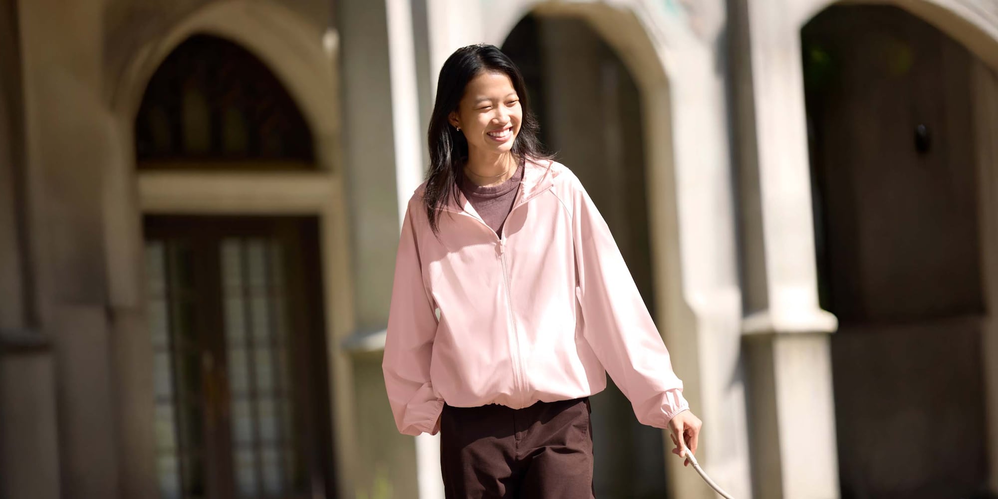 W's pocketable UV protection parka/ NANODESIGN